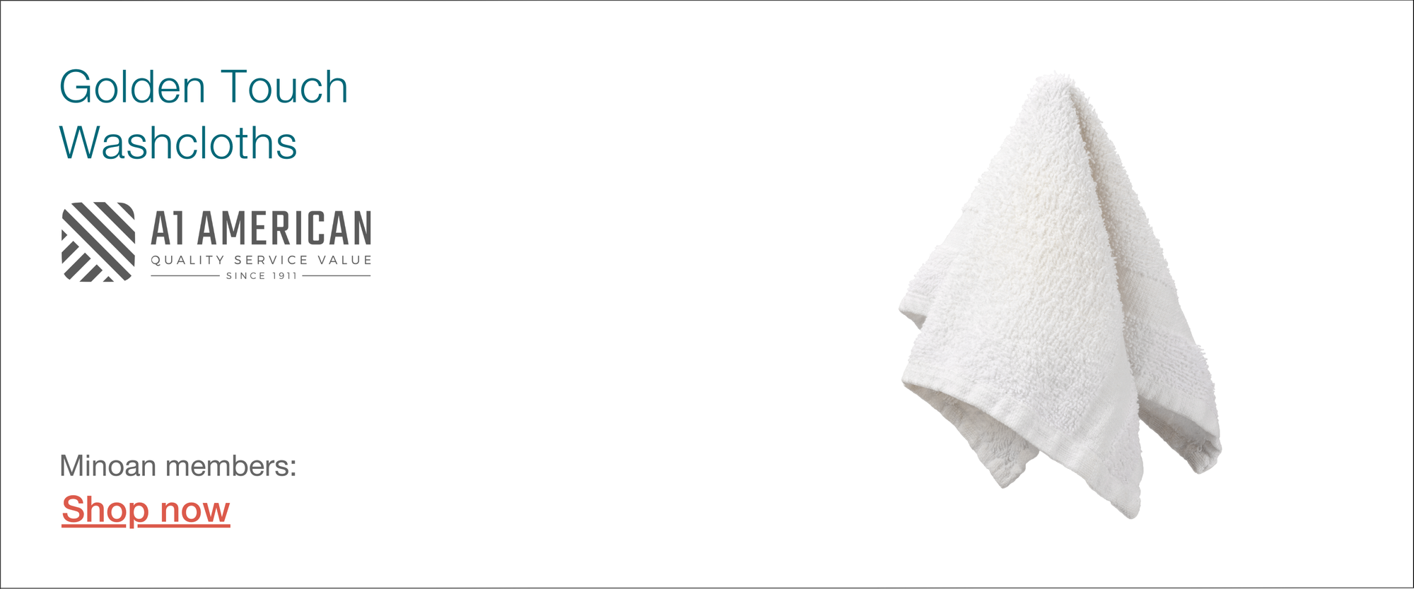 A1 American Golden Touch washcloths