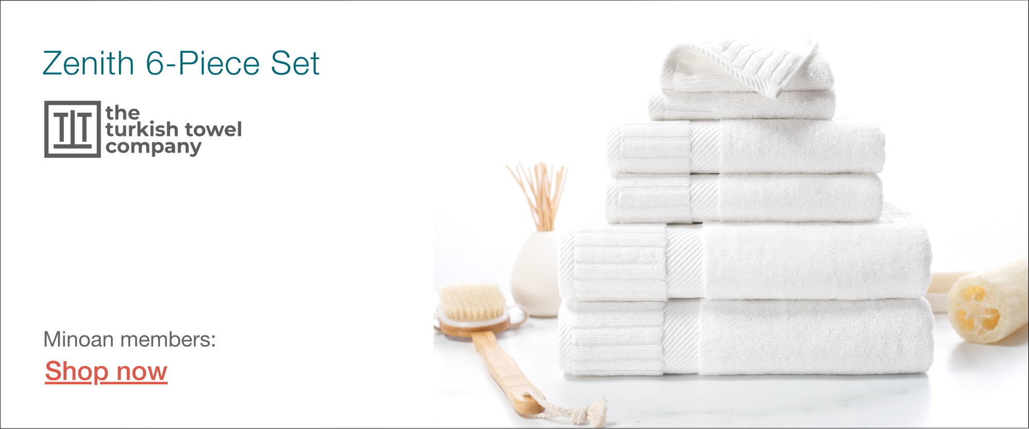 Turkish Towel Company Zenith 6-piece towel set