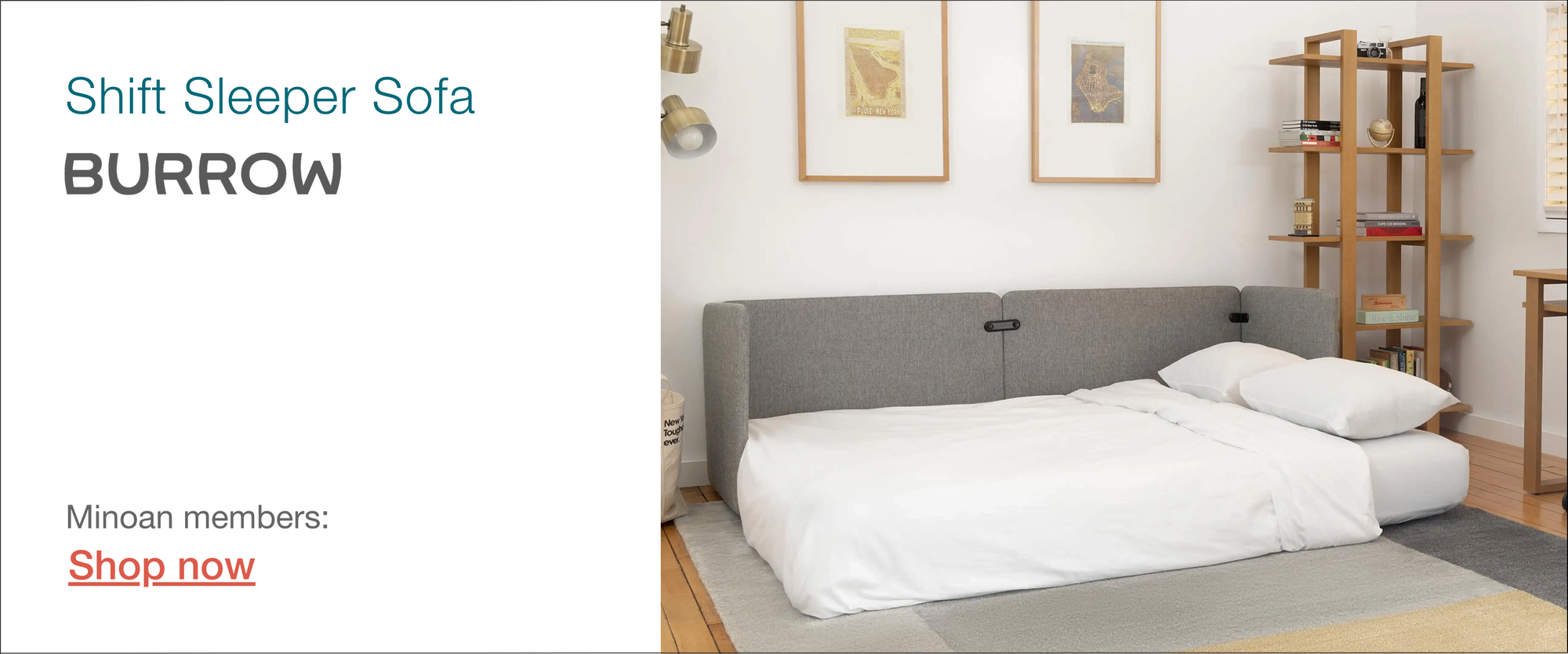 Shift sleeper sofa from Burrow