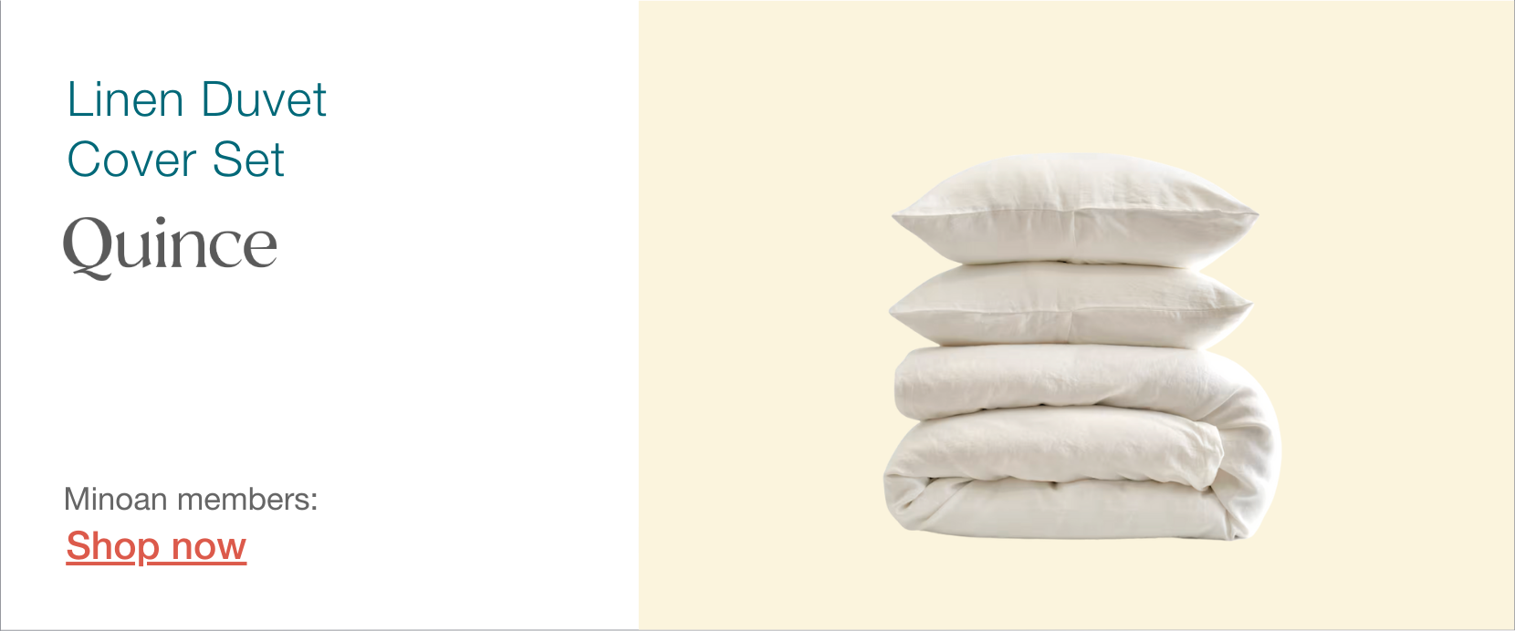 simple pillow and sheet set for Airbnb