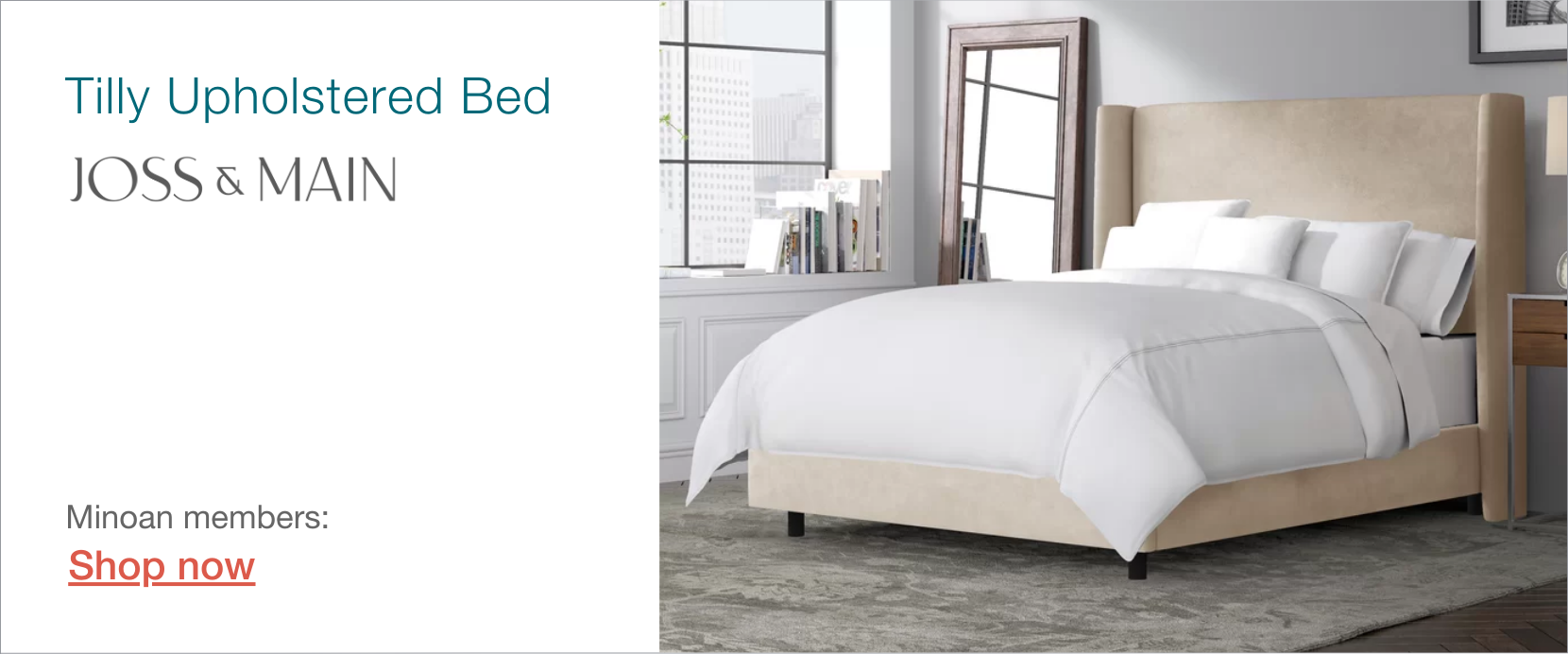 A linen Airbnb bed