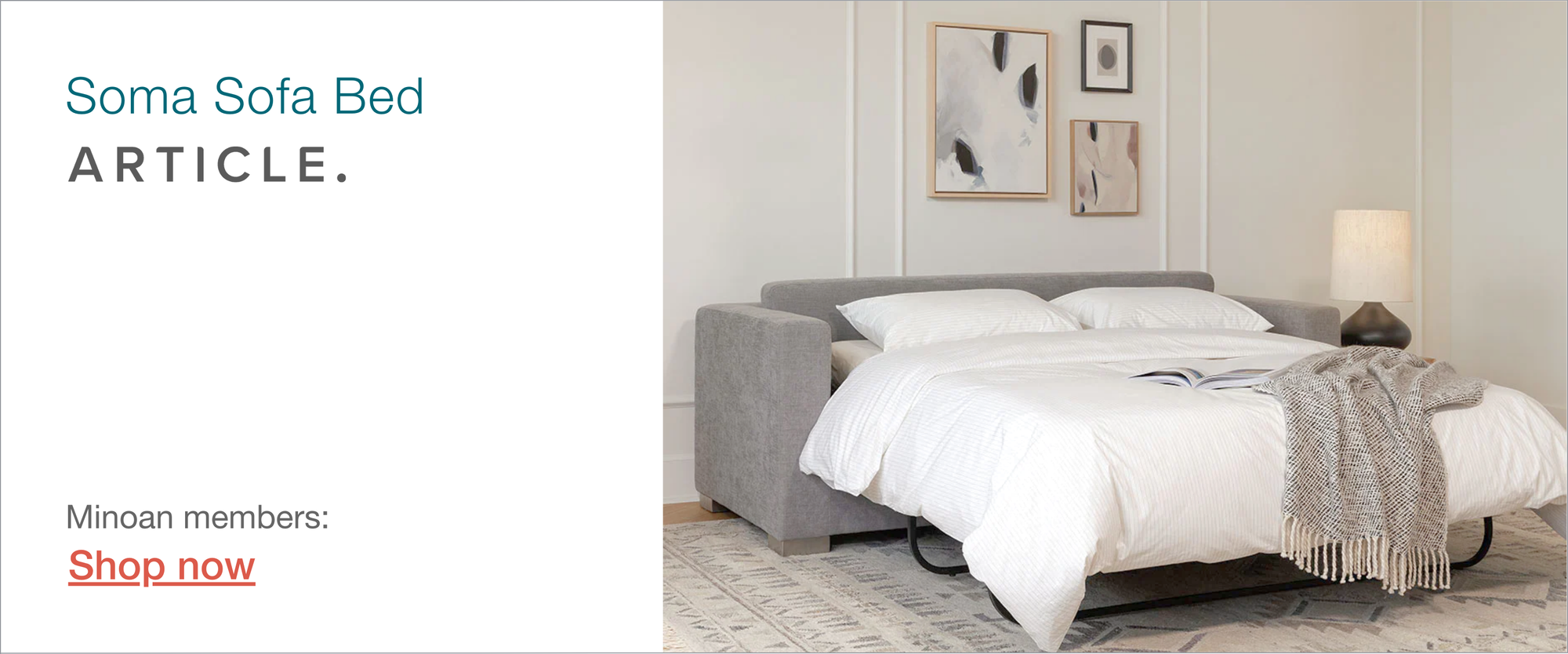 Soma sofa bed from Article