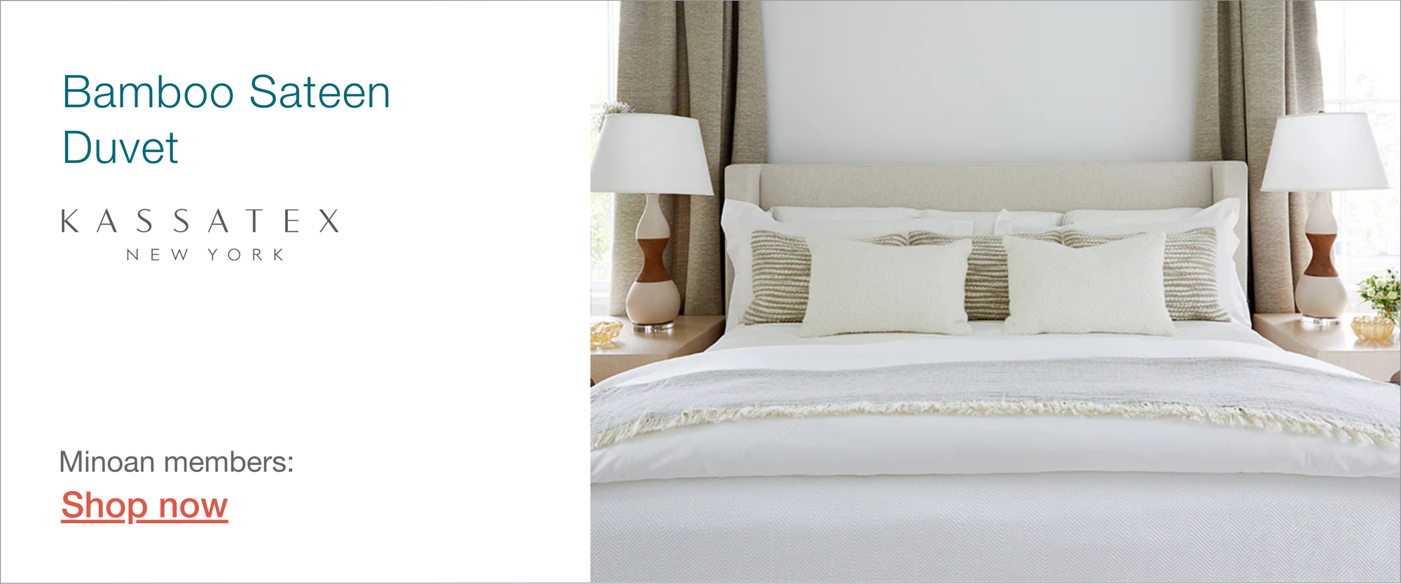 Kassatex airbnb duvet cover