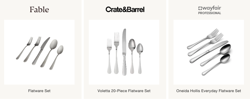 Airbnb kitchen essentials - flatware