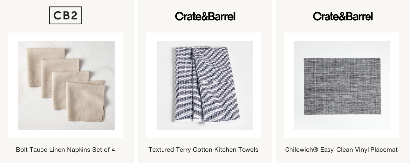 Airbnb kitchen essentials - linens