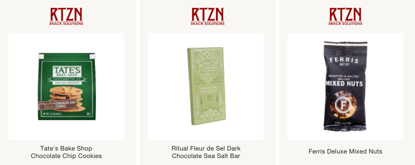 Airbnb kitchen essentials - welcome snacks