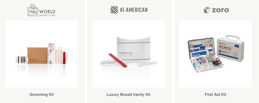 Airbnb toiletry kits
