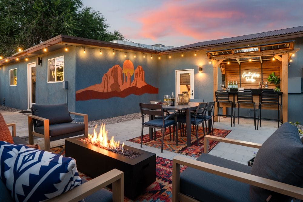 outdoor Airbnb furniture