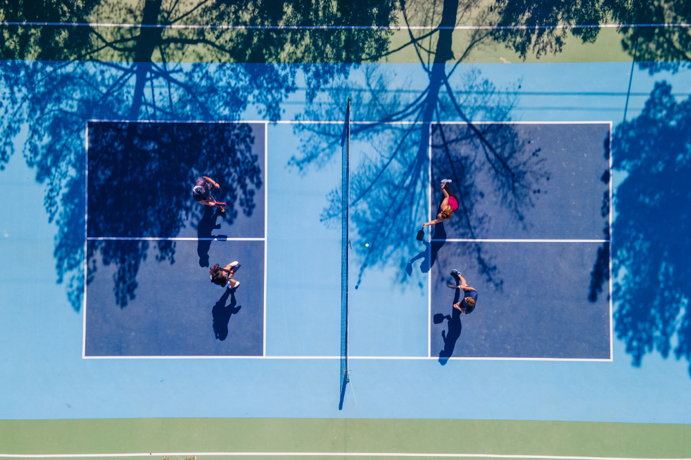 pickleball court Airbnb amenities