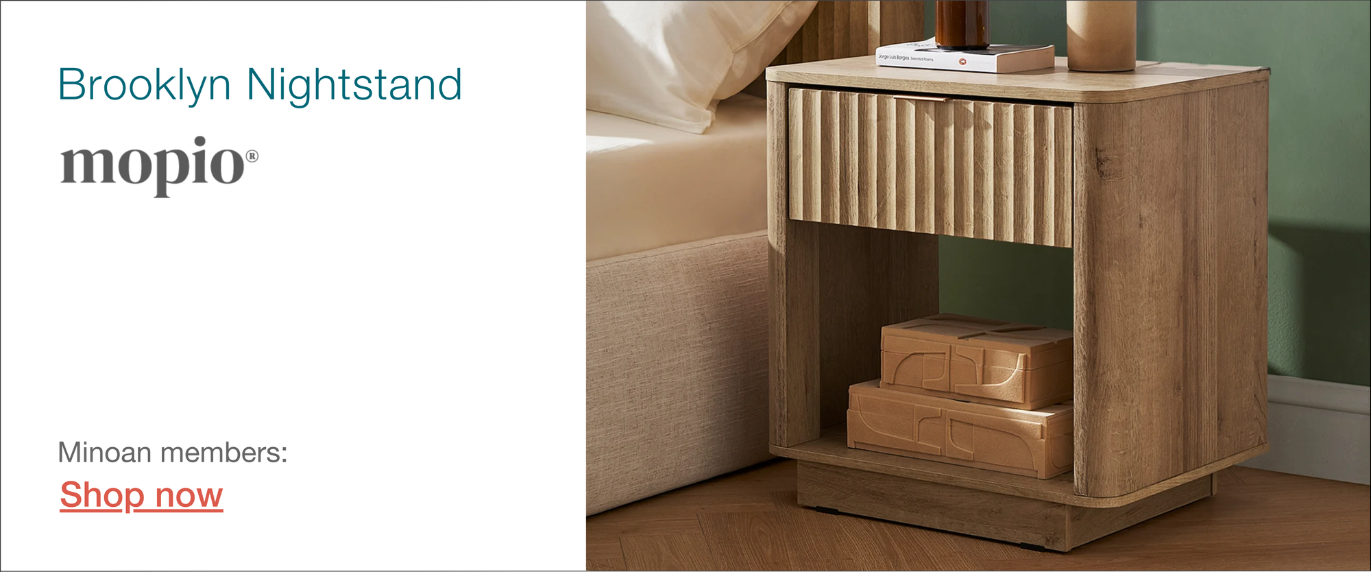 nightstand for airbnb bedroom