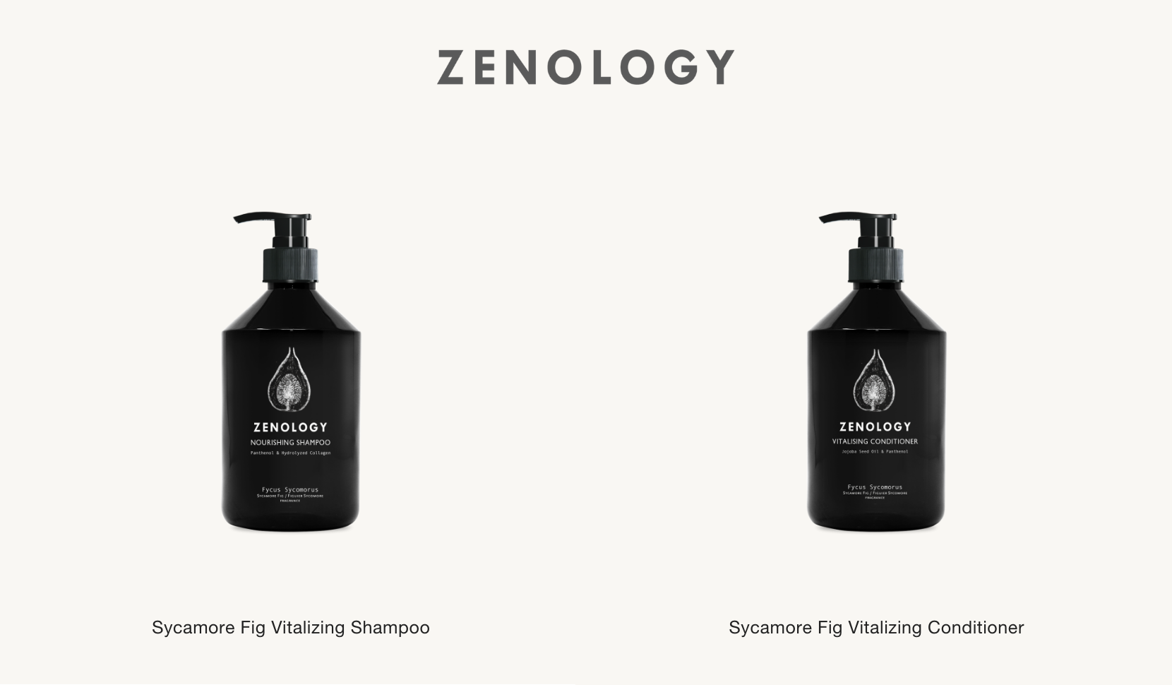 Zenology shampoo and conditioner