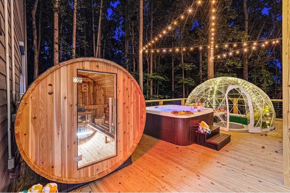 photos of unique Airbnb features