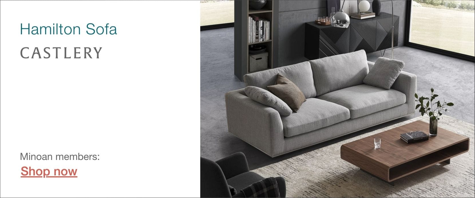 Hamilton Sofa for living room in short-term rental