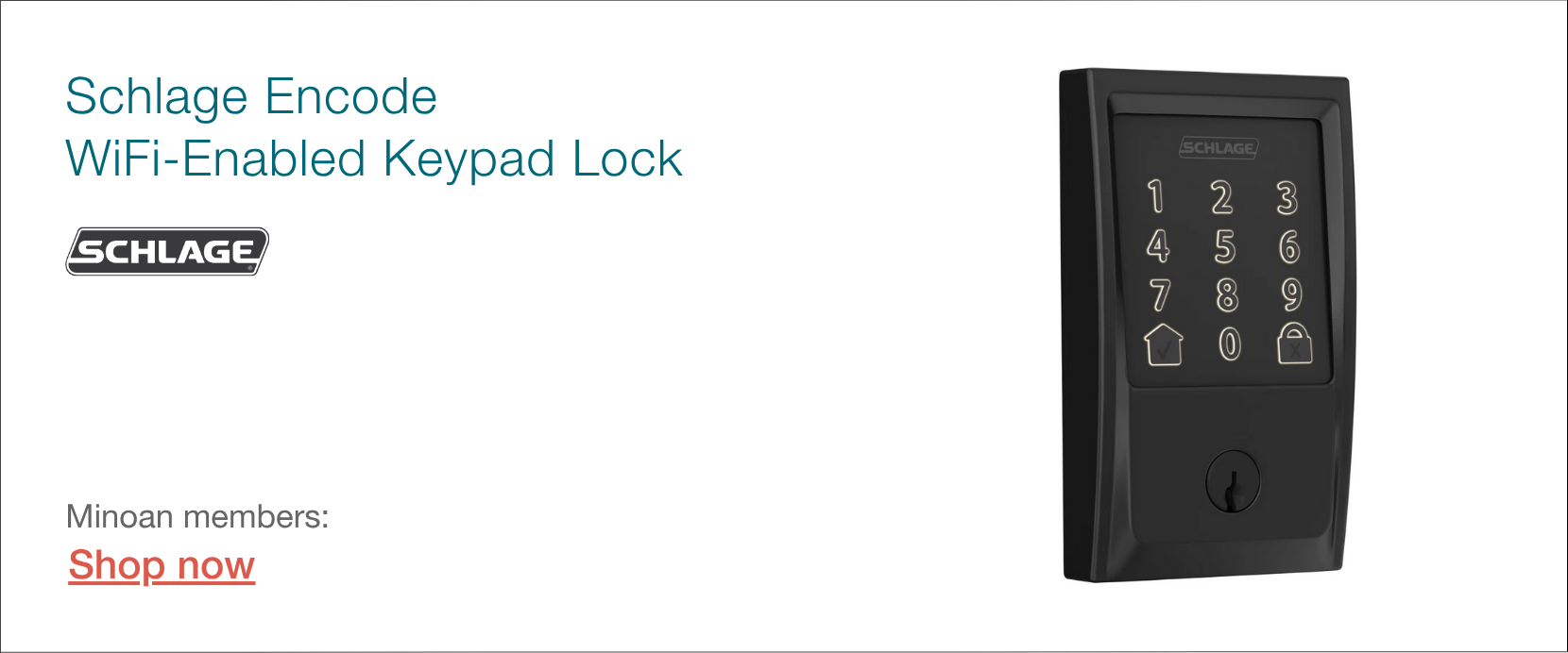 Schlage smart lock for Airbnb