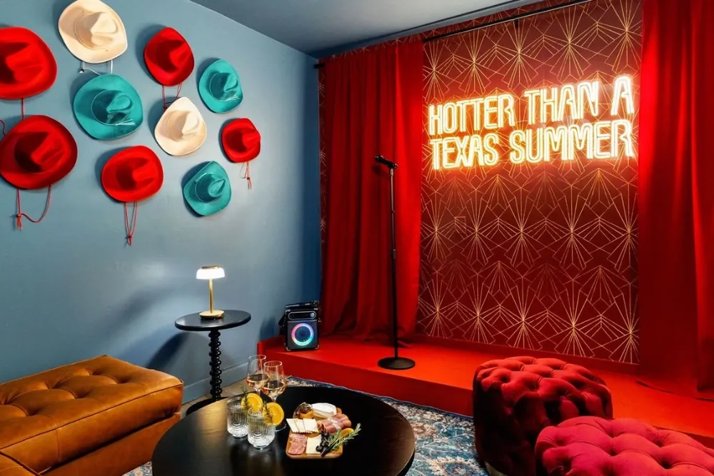 Instagram selfie corner in Airbnb