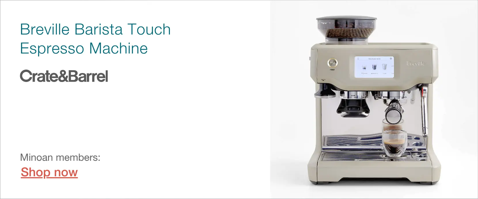 Breville espresso machine for airbnb