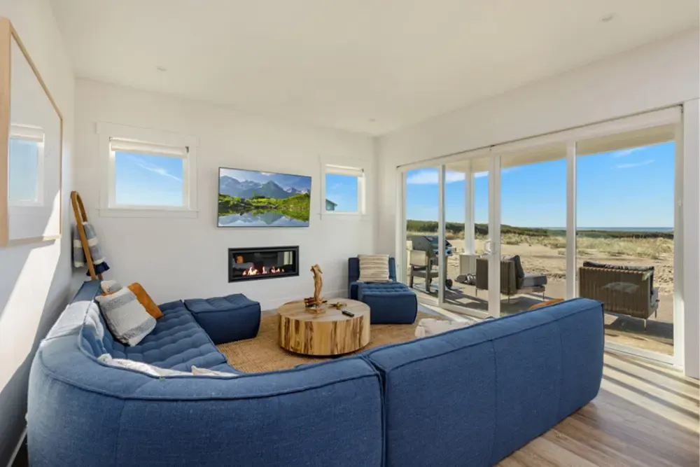 Airbnb living room with furniture