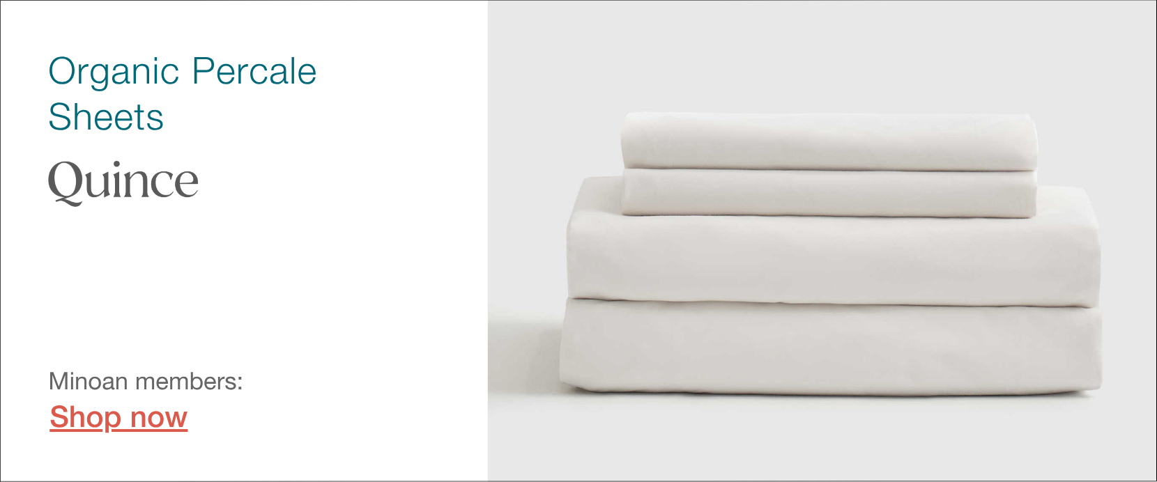 Quince sheets for airbnb