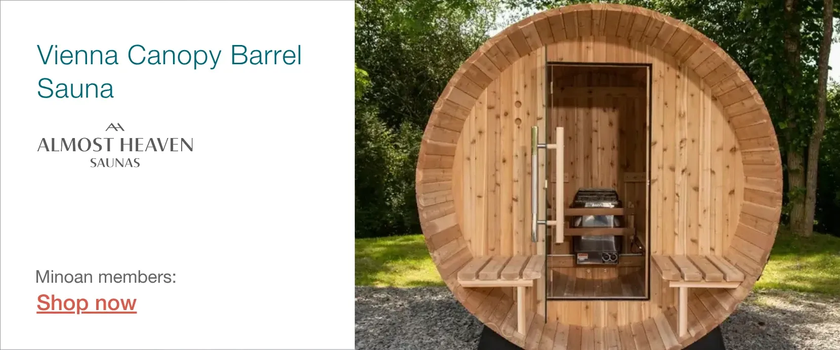 Almost Heaven sauna for airbnb
