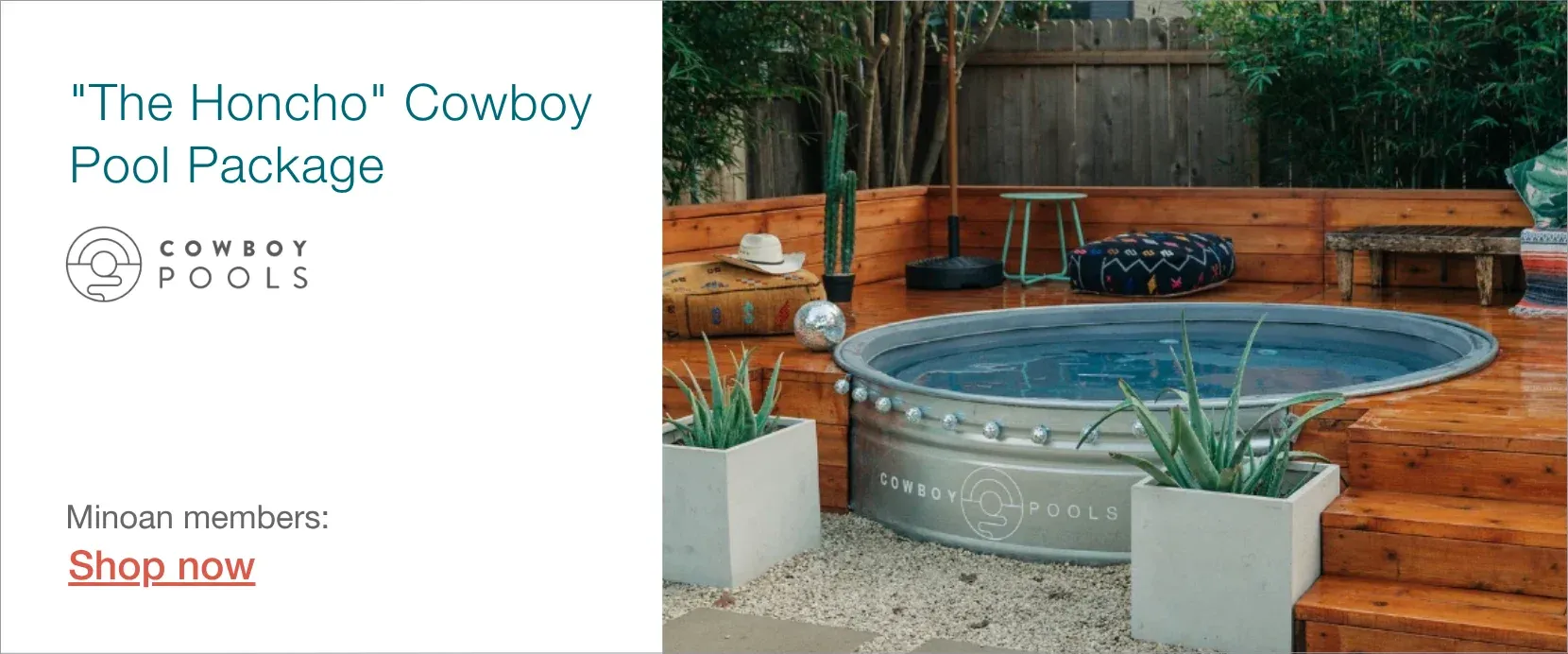 Cowboy Pool package for airbnb