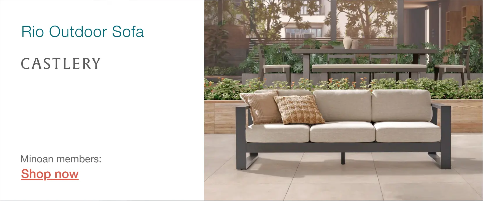 Castlery Rio outdoor sofa