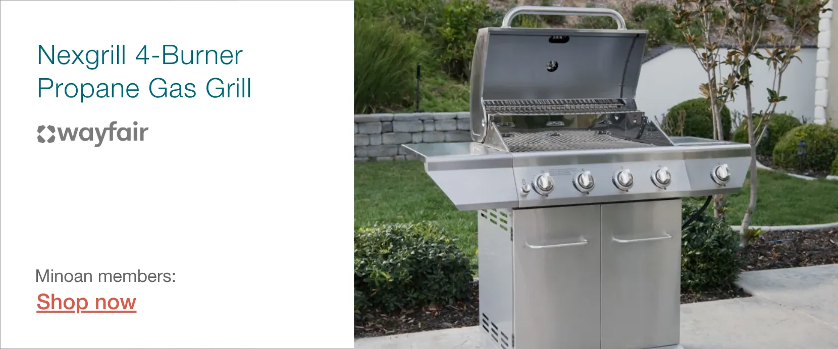 Wayfair gas grill for Airbnb