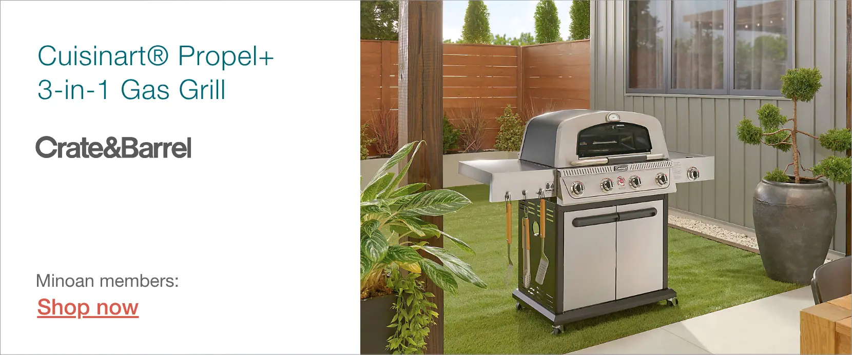 Cuisinart ® Propel+ grill for vacation rental