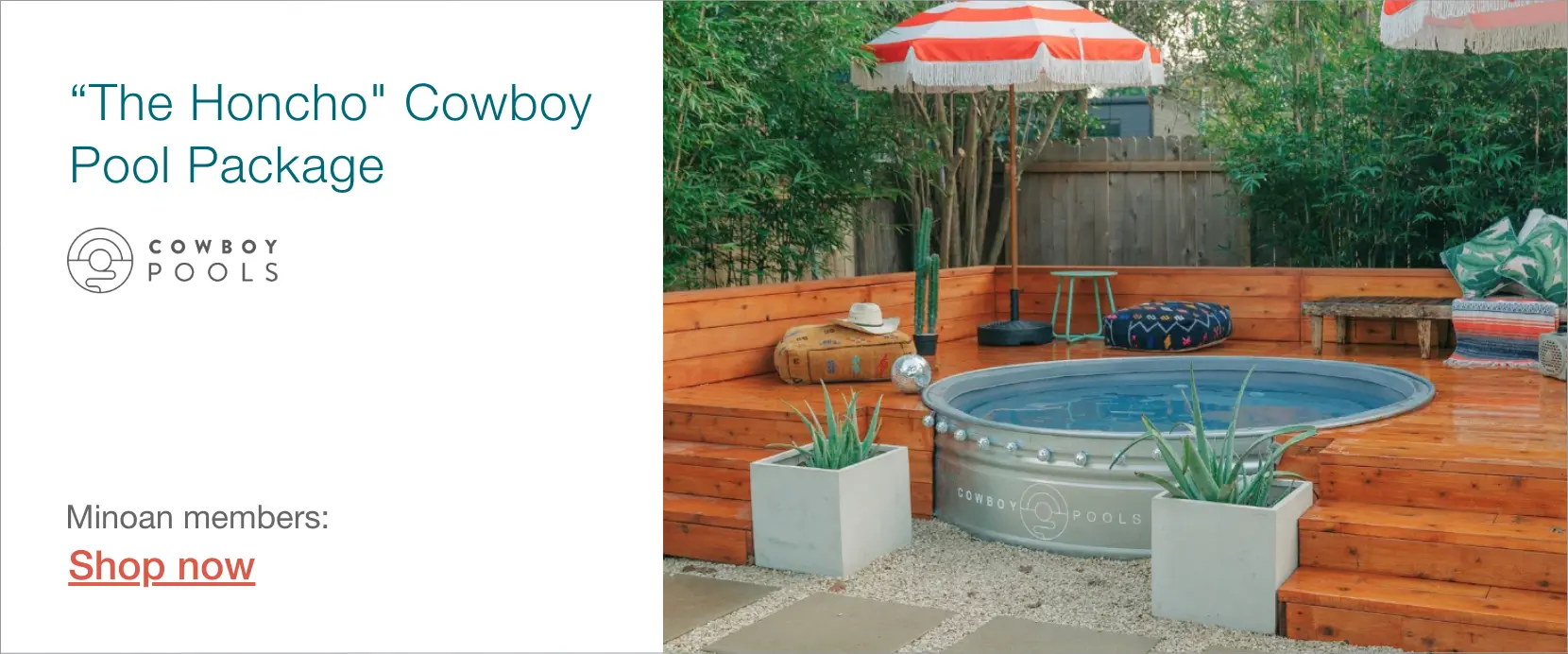 Cowboy Pools hot tub for airbnb