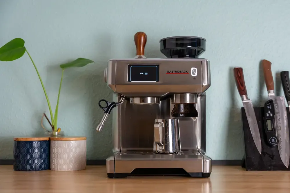 espresso machine in an airbnb