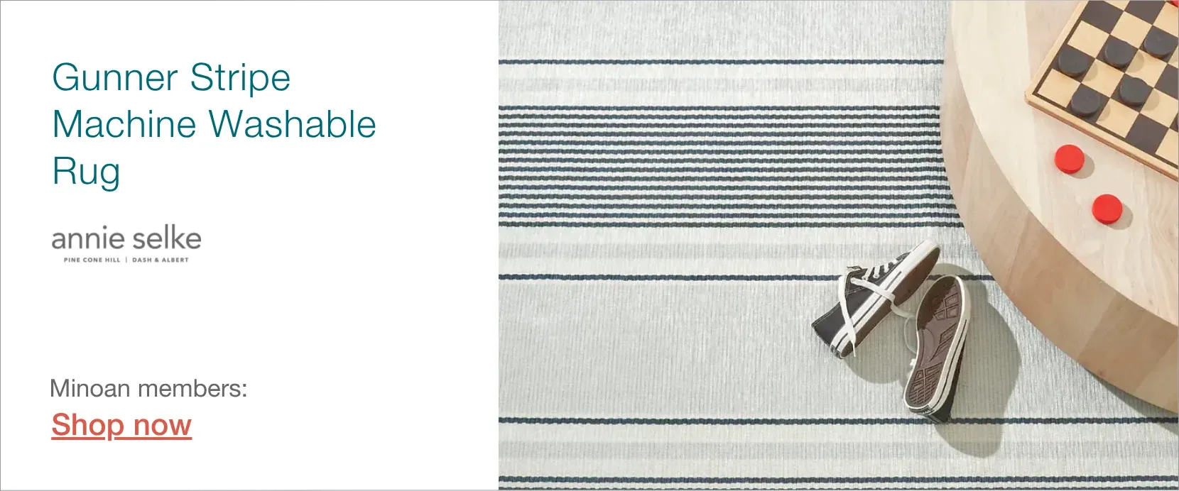 Gunner Stripe rug from Annie Selke