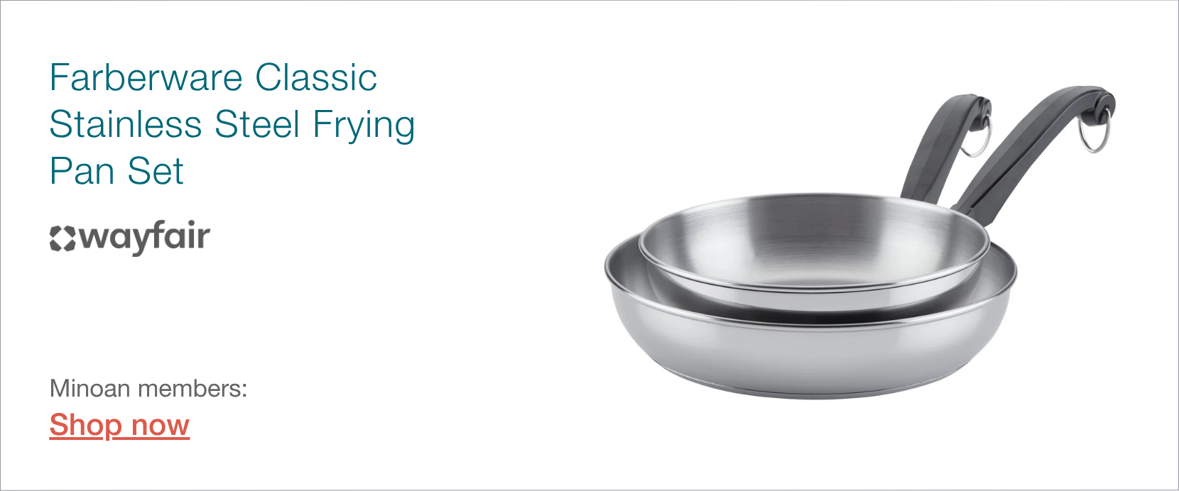 Farberware frying pans for airbnb