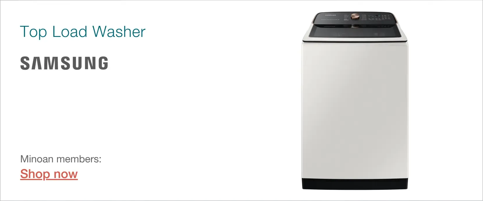 Samsung washing machine for Airbnb