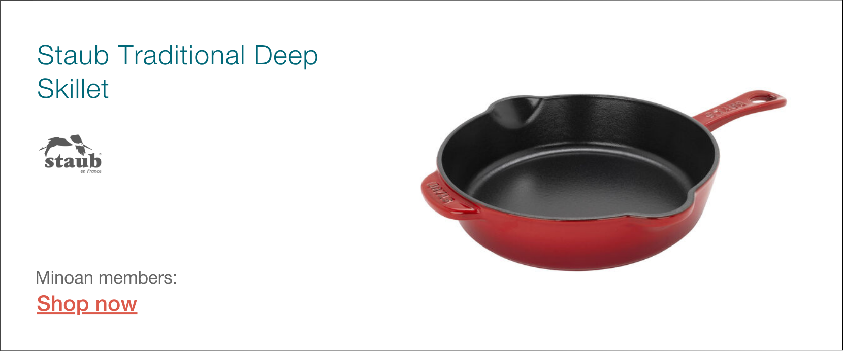 Staub deep skillet