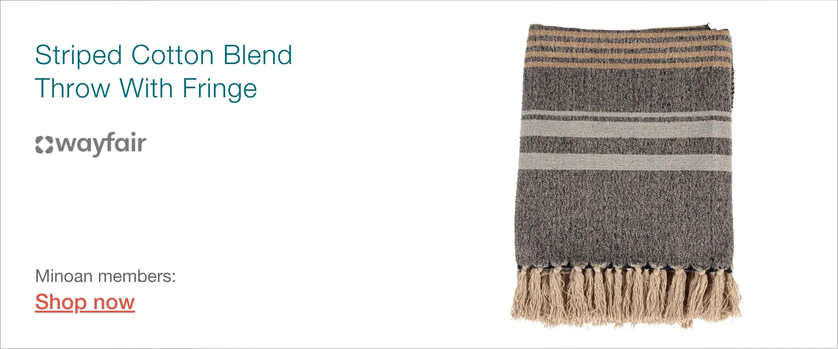 throw blanket from Wayfair