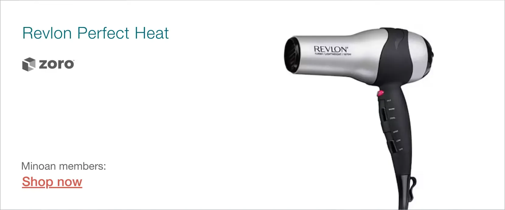 Revlon perfect heat hair dryer