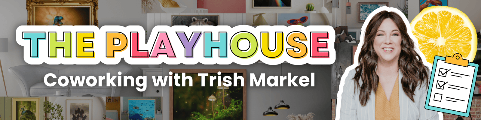 The Playhouse coworking session hosted by Trish Markel of Task Lemonade