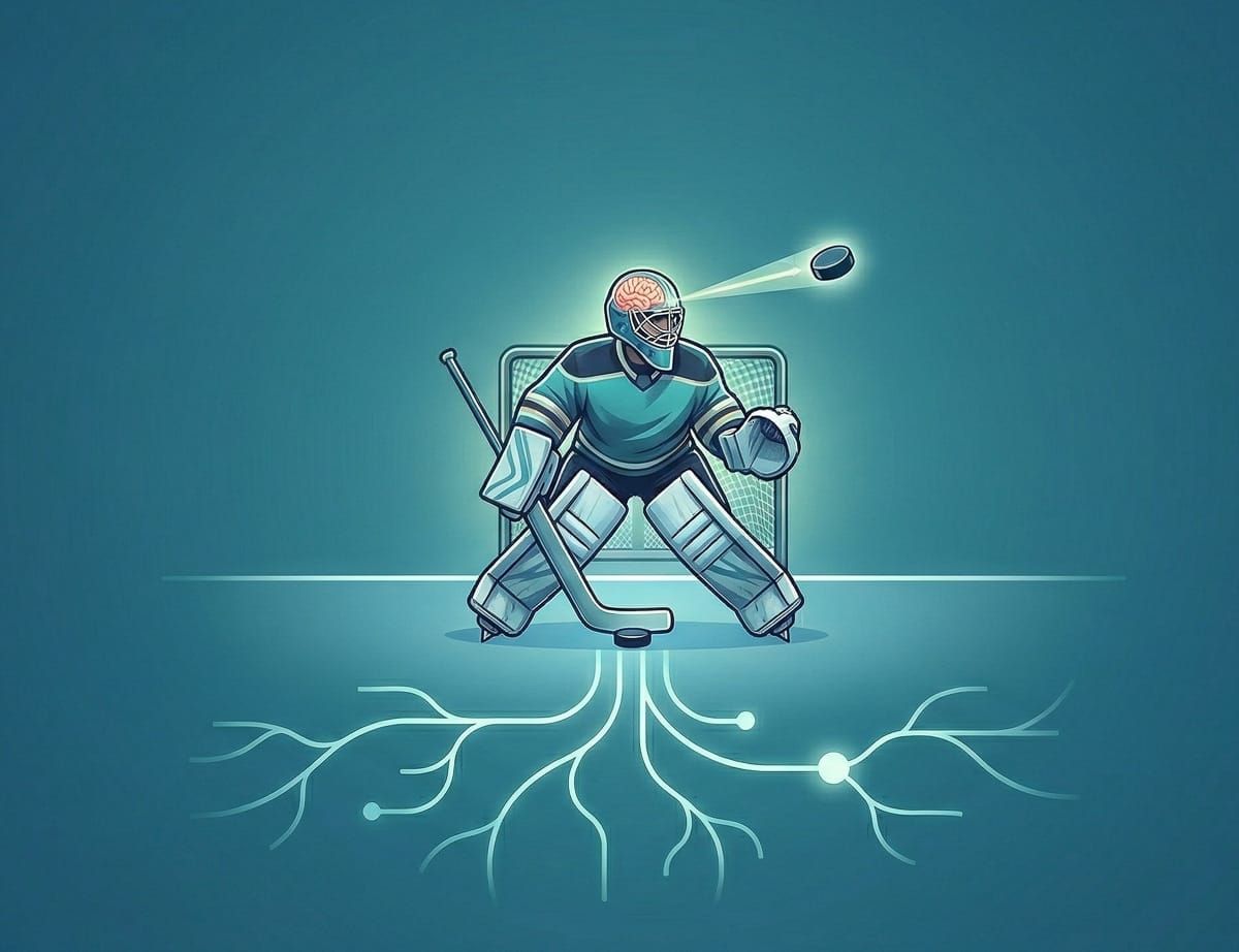 Hockey Vision: How Goalies and Forwards Read the Ice