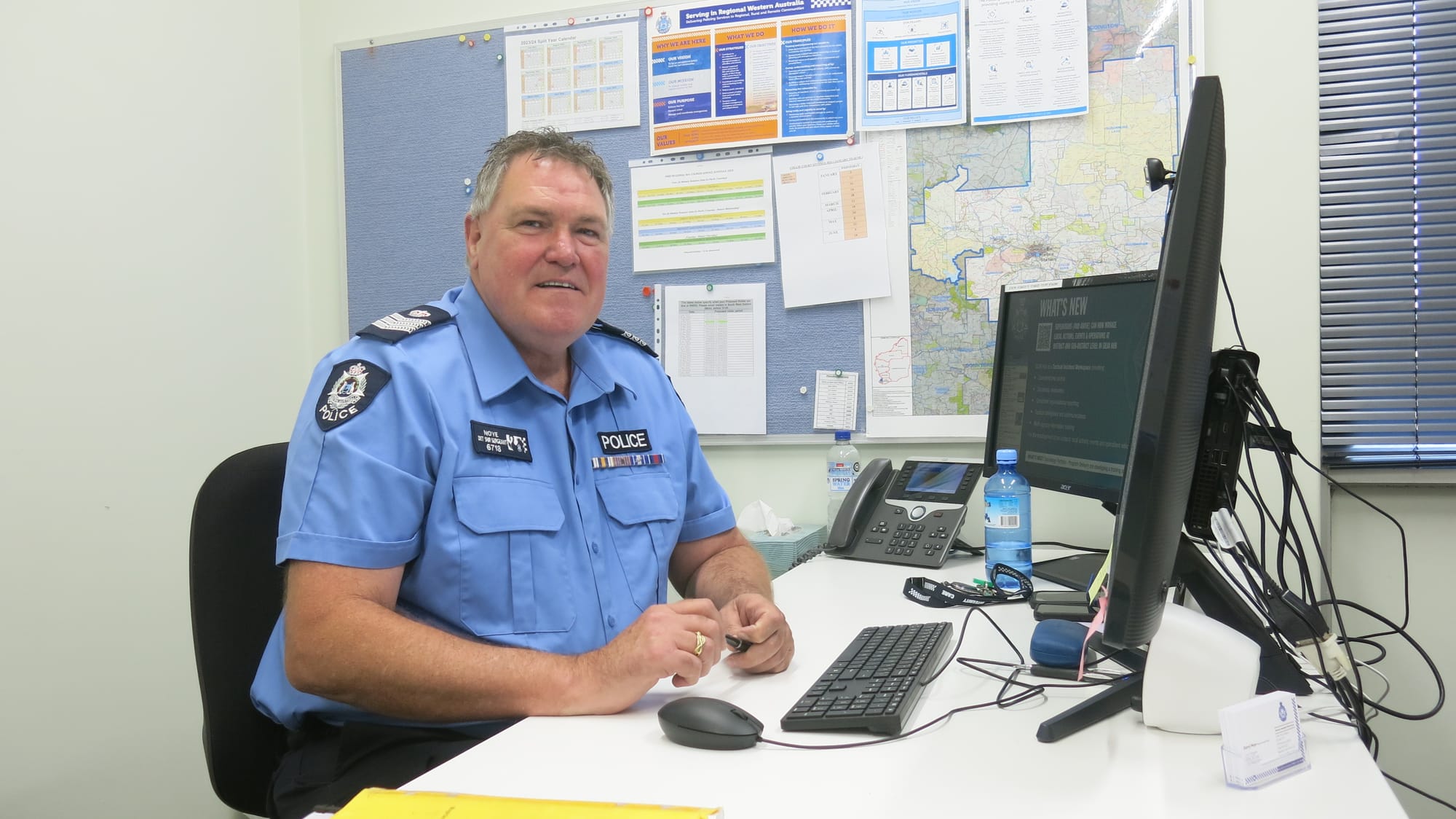 New officer-in-charge takes the reins