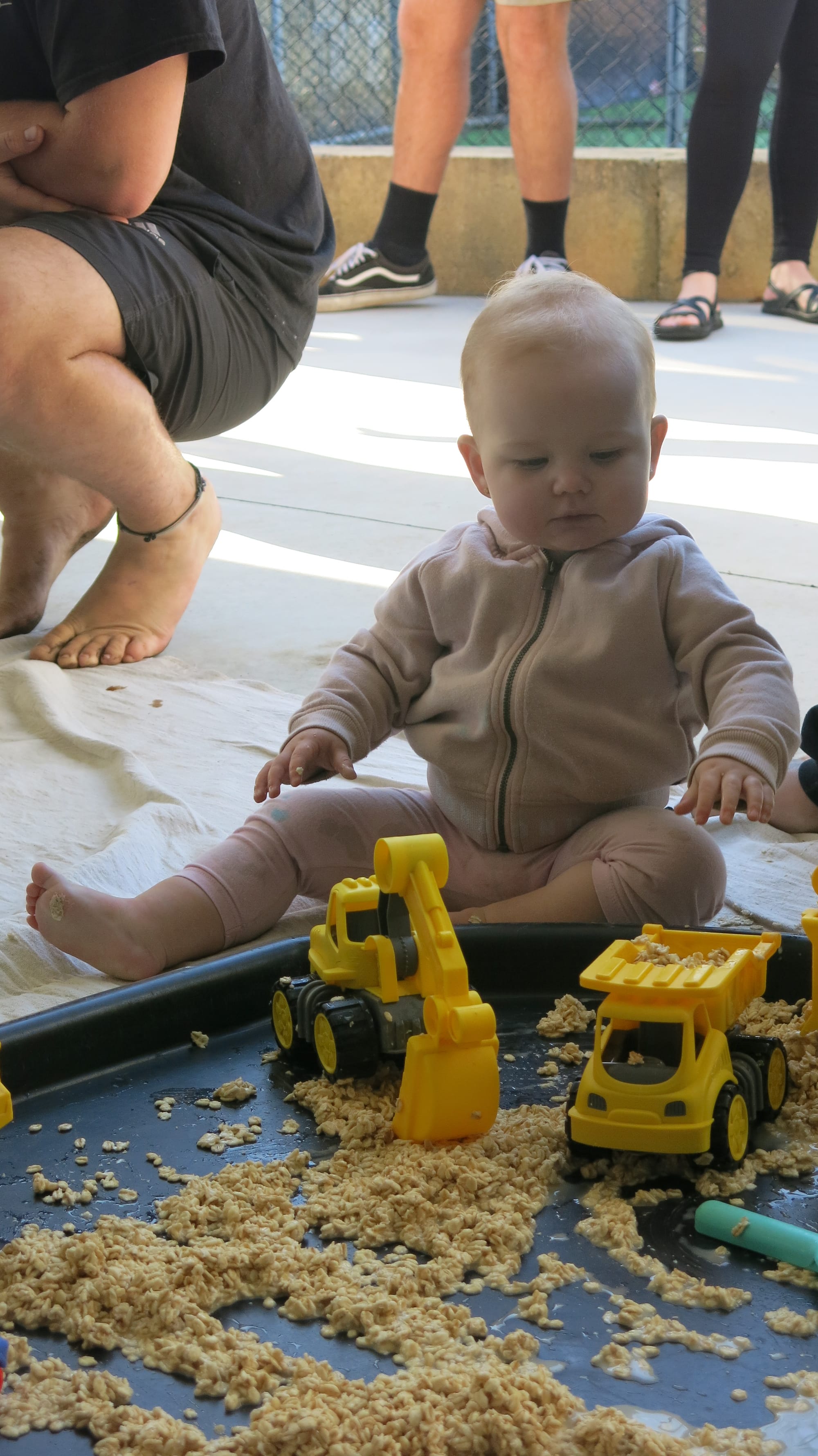 Messy play a hit with kids