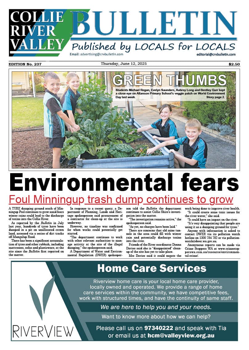 Collie River Valley Bulletin, June 12, 2025