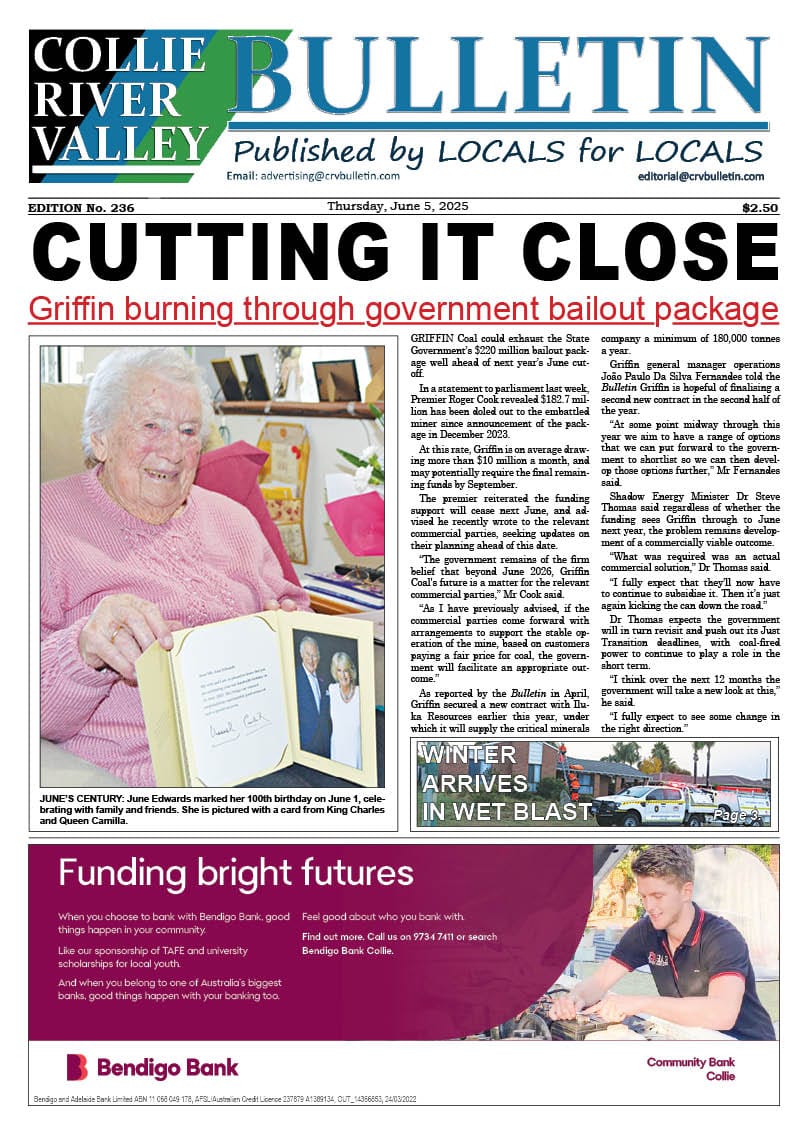 Collie River Valley Bulletin, June 5, 2025