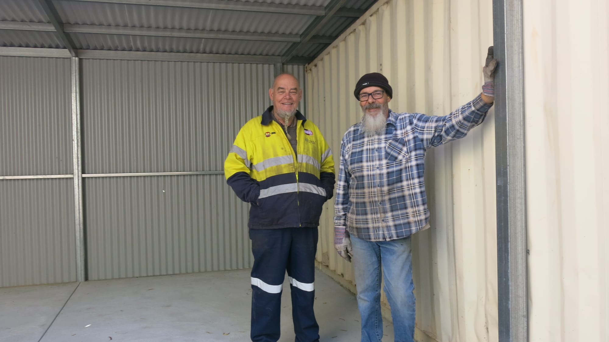 New shed taking shape at Men’s Shed
