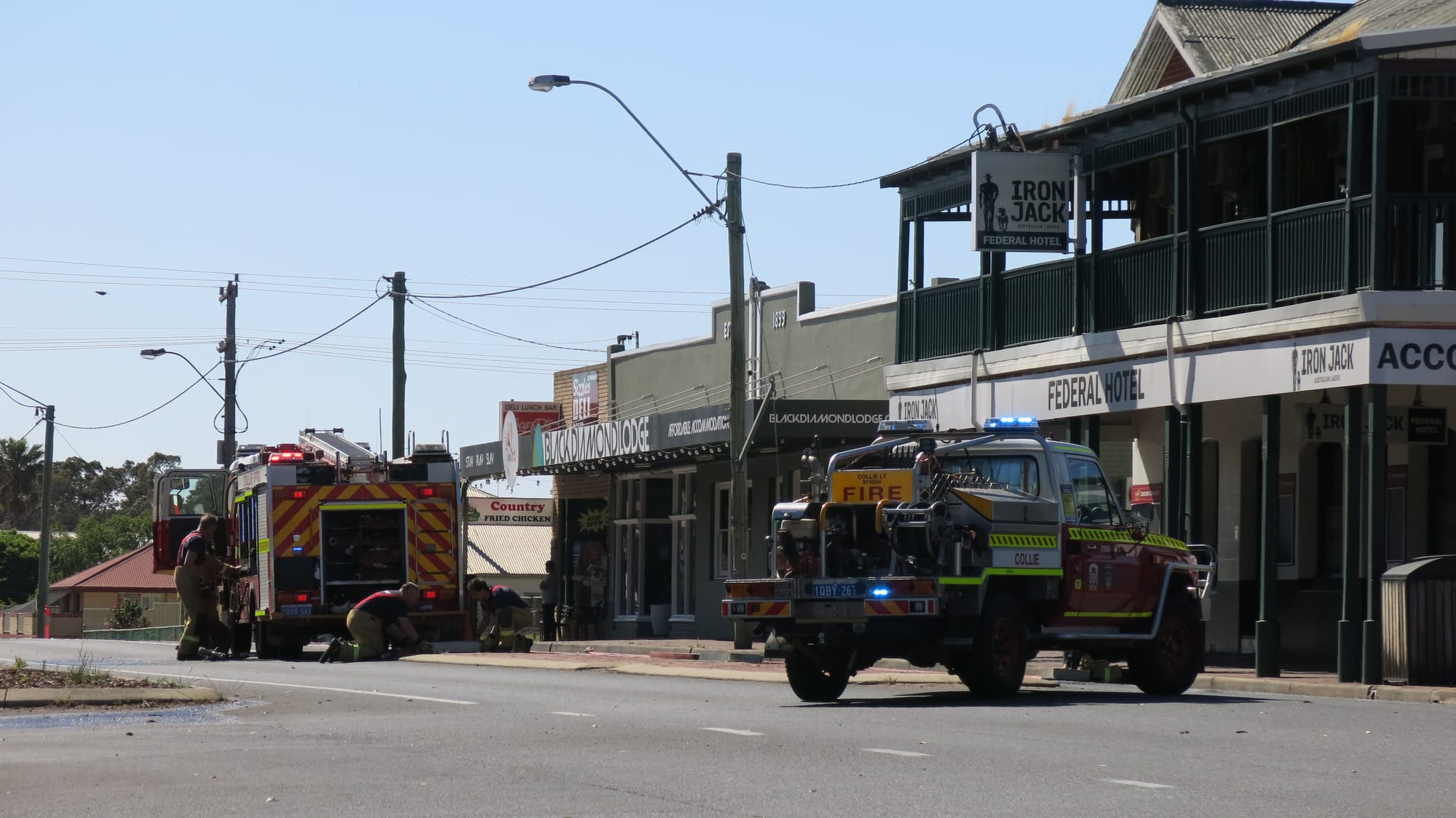 Fire at the Feddy