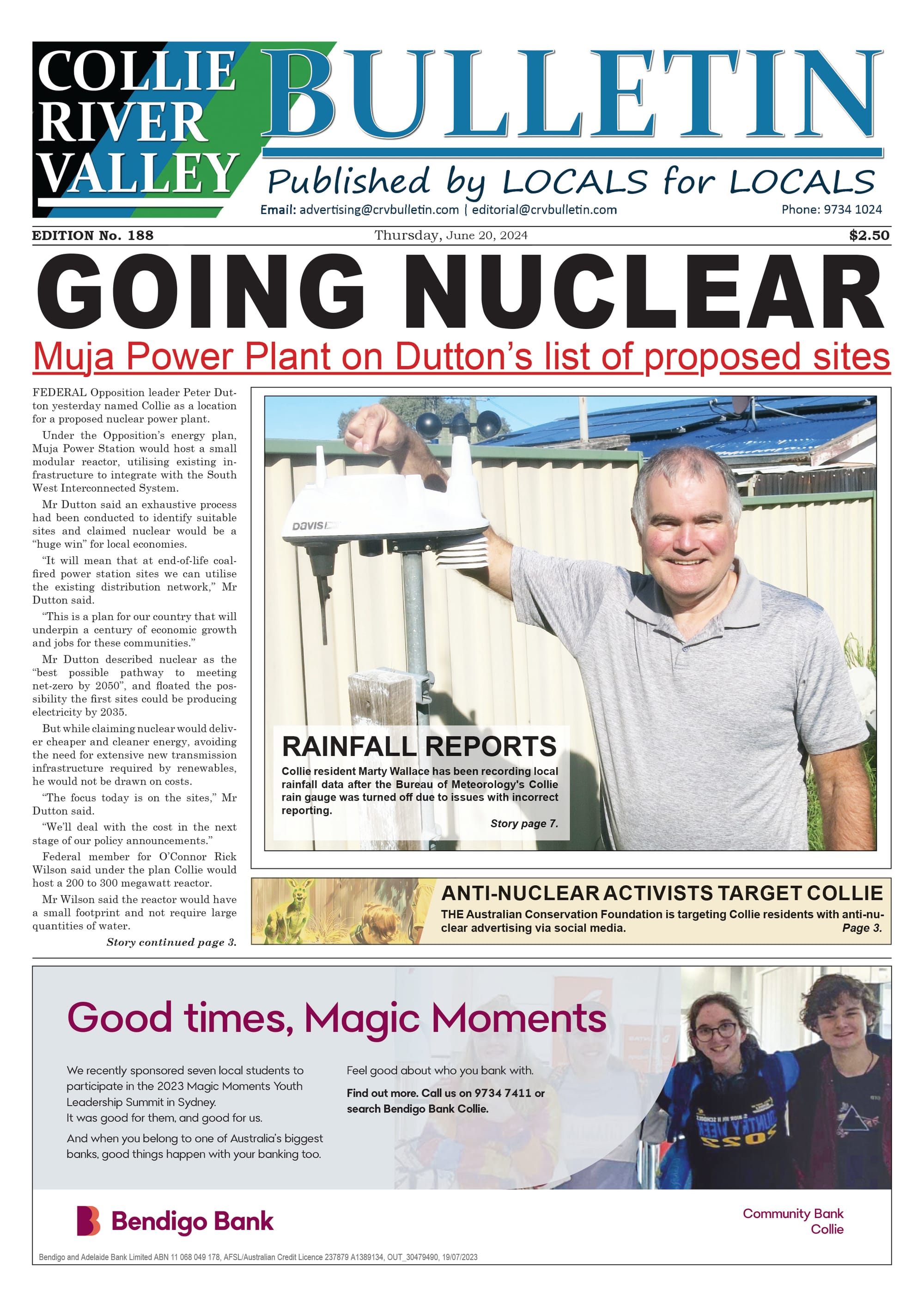 Collie River Valley Bulletin, June 20, 2024