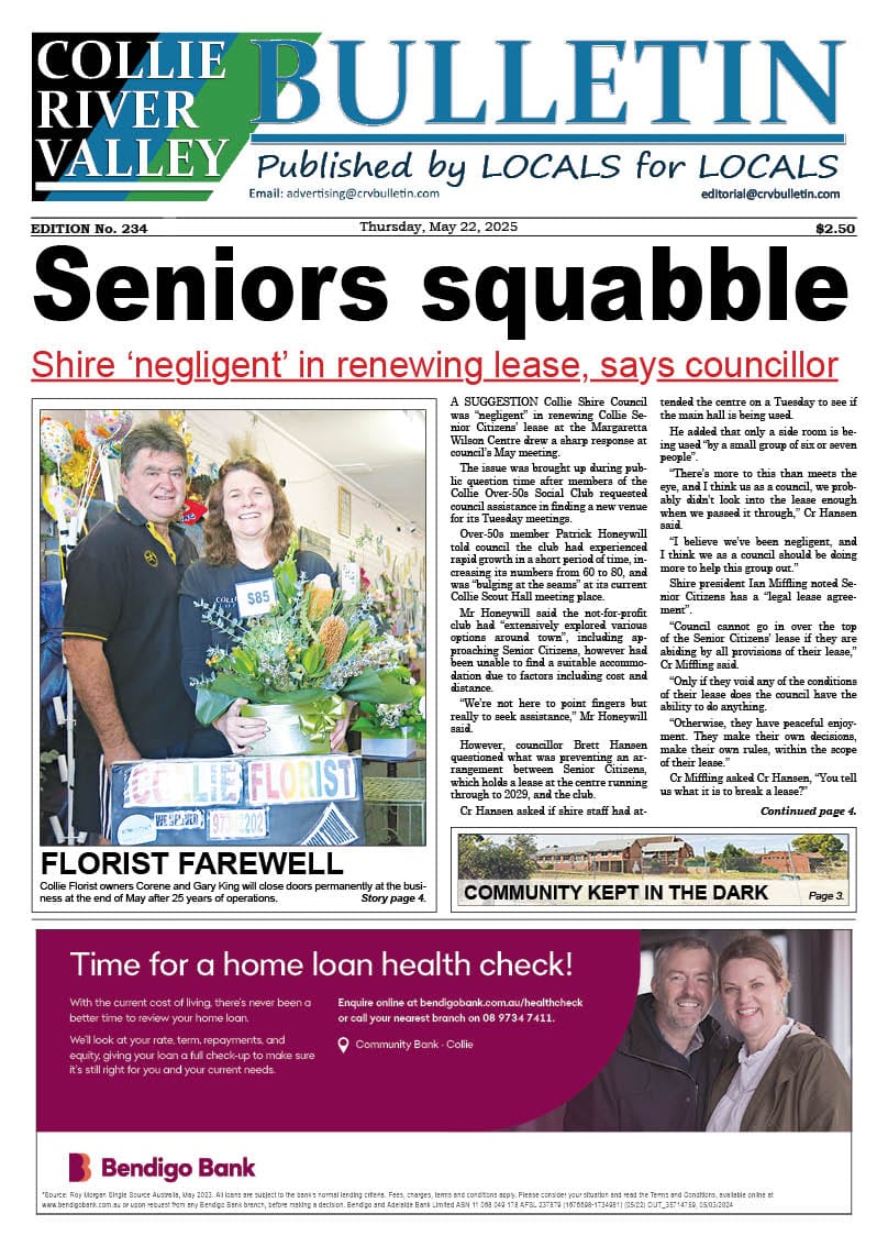 Collie River Valley Bulletin, May 22, 2025