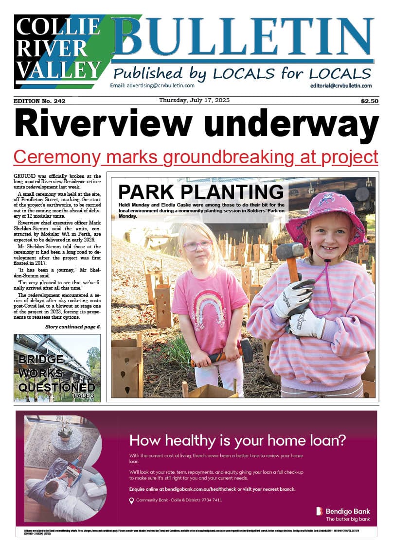 Collie River Valley Bulletin, July 17, 2025