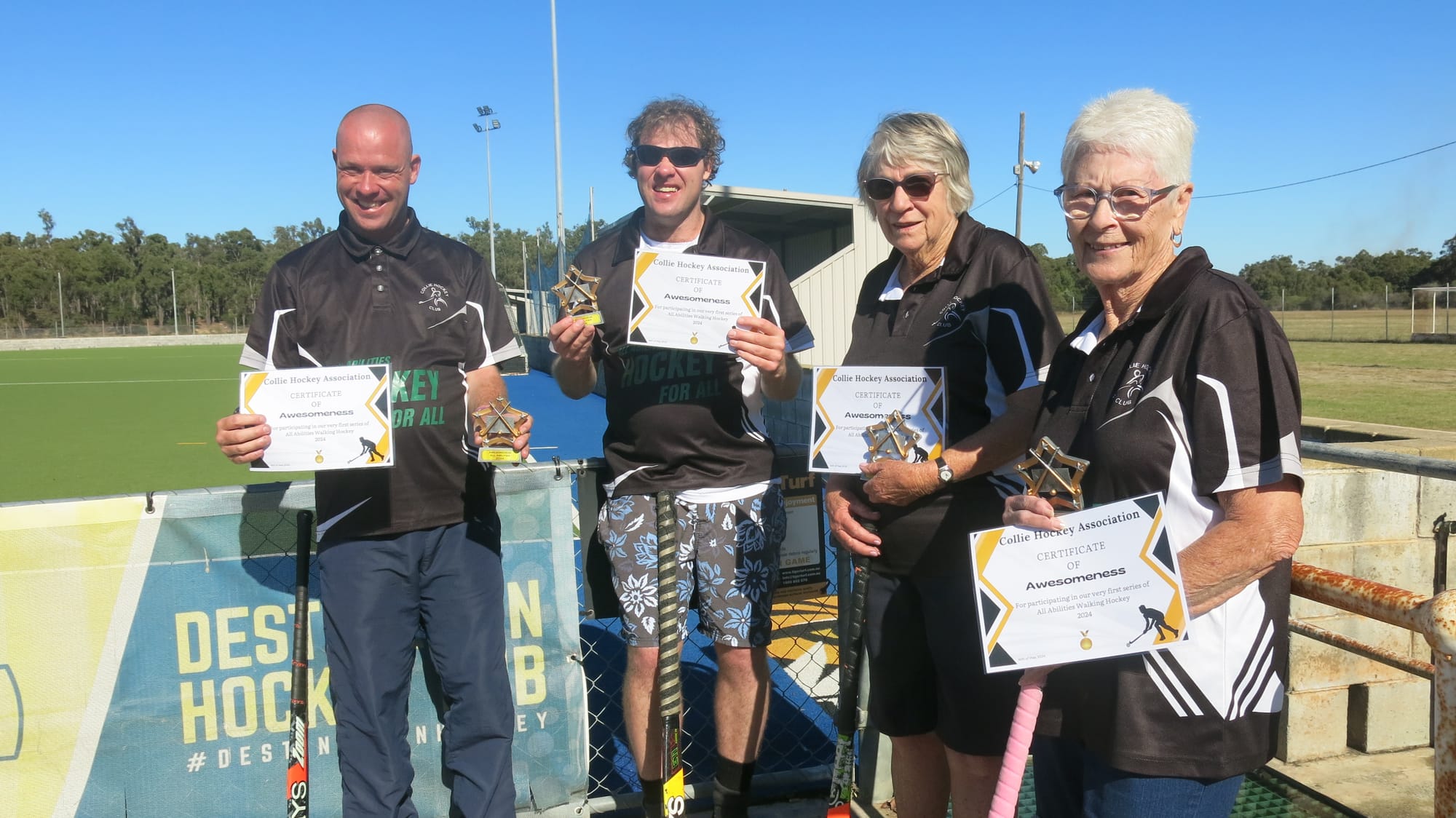 Walking hockey proves a hit