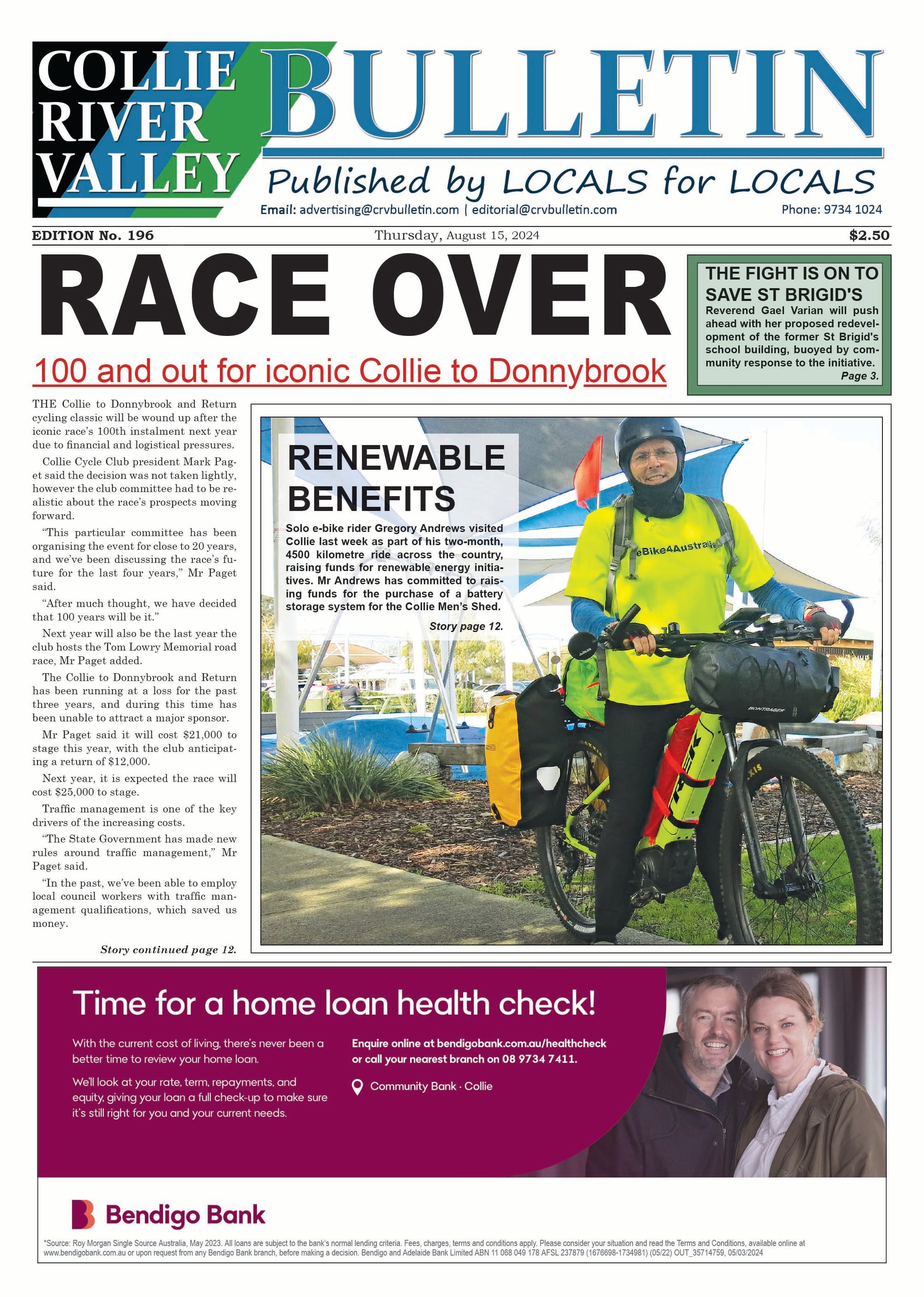 Collie River Valley Bulletin, August 15, 2024