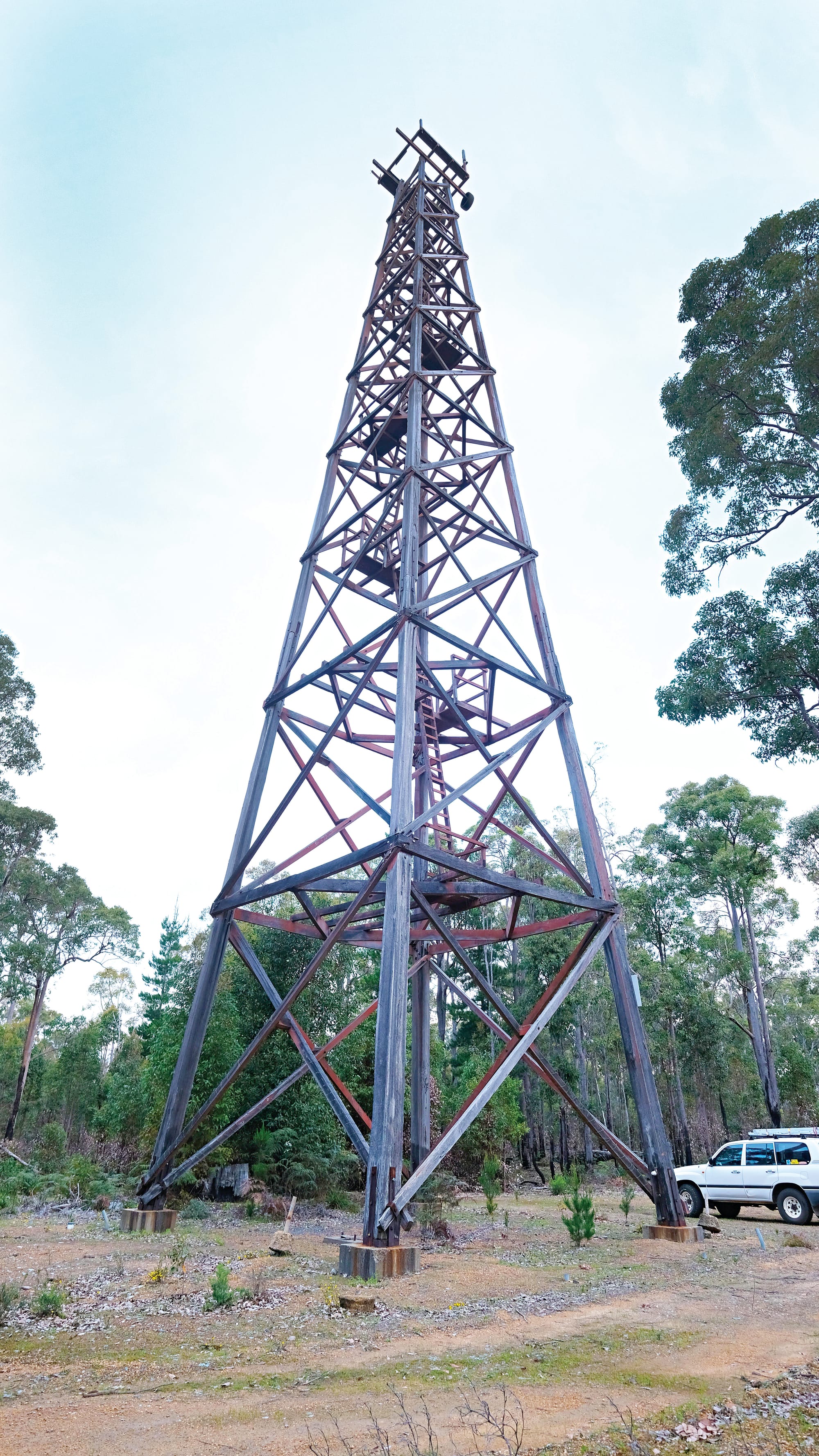 Firetower project at crossroads