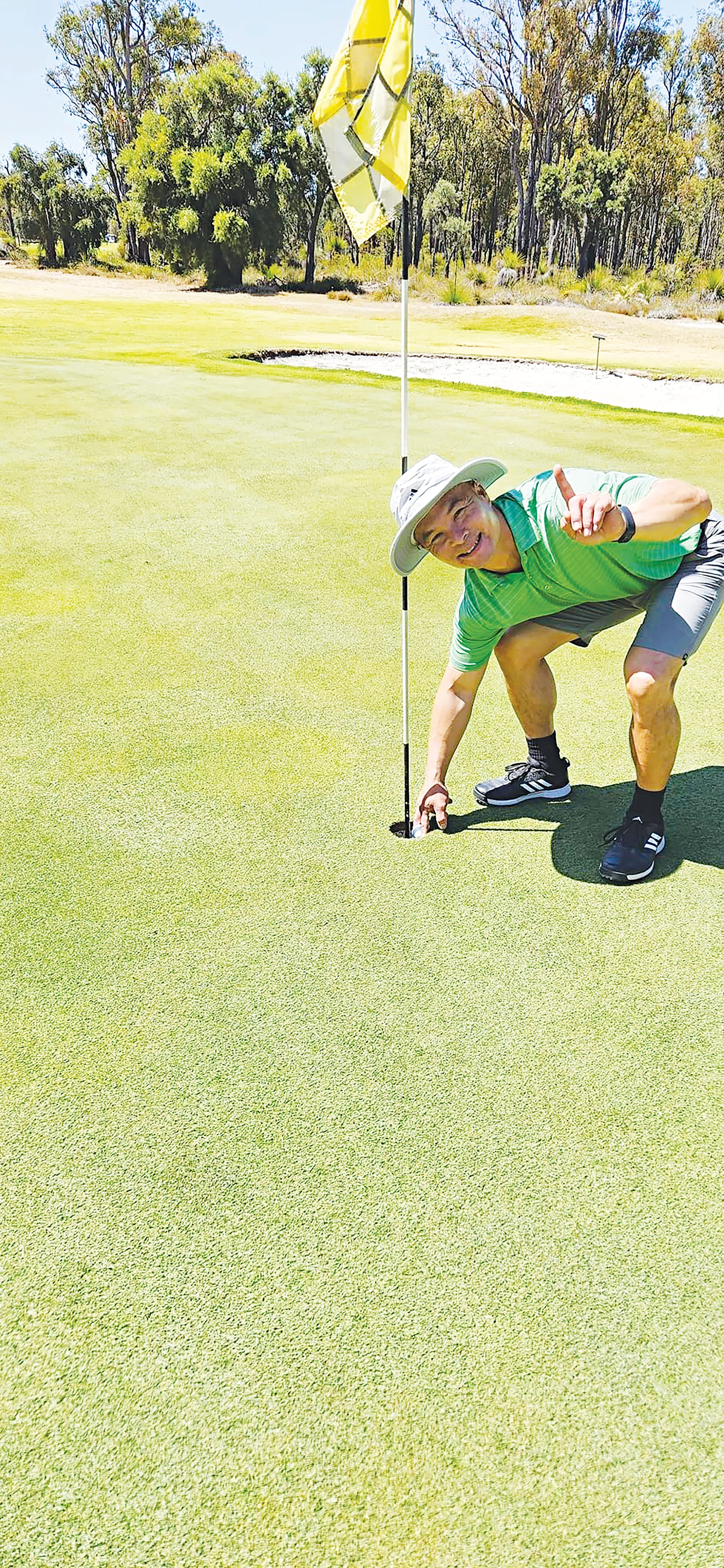 Cheng dazzles with hole-in-one